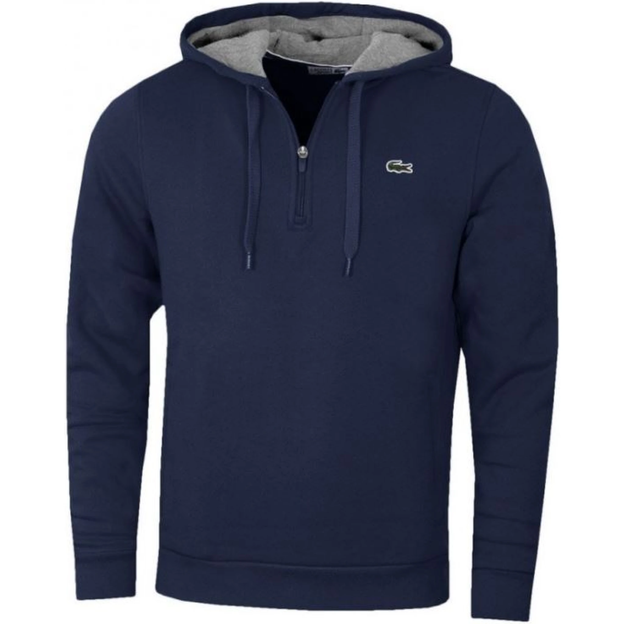 Men's Sport Long Sleeve Half Zip Fleece Hoodie