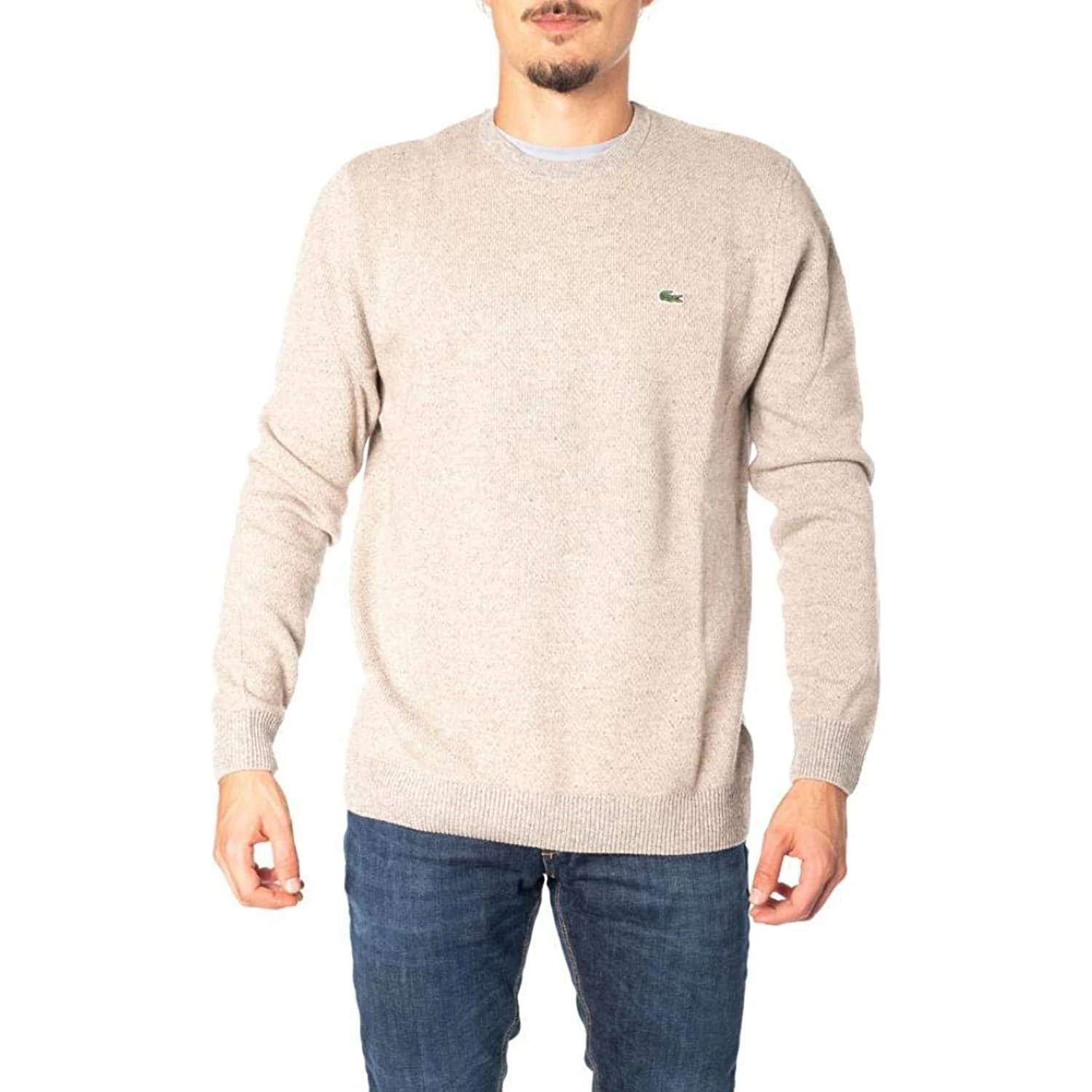 Lacoste Sweaters Beige