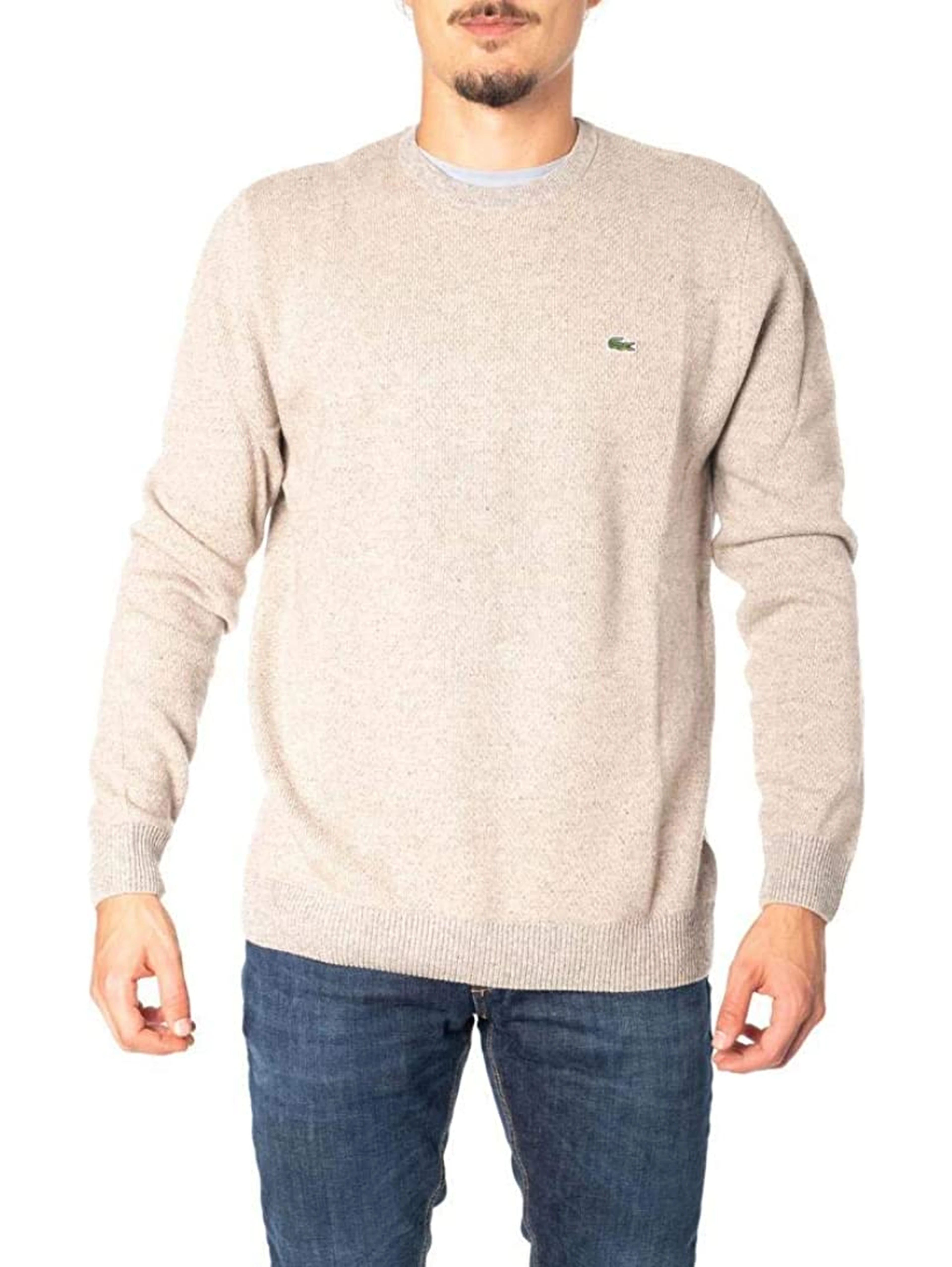 Lacoste Sweaters Beige