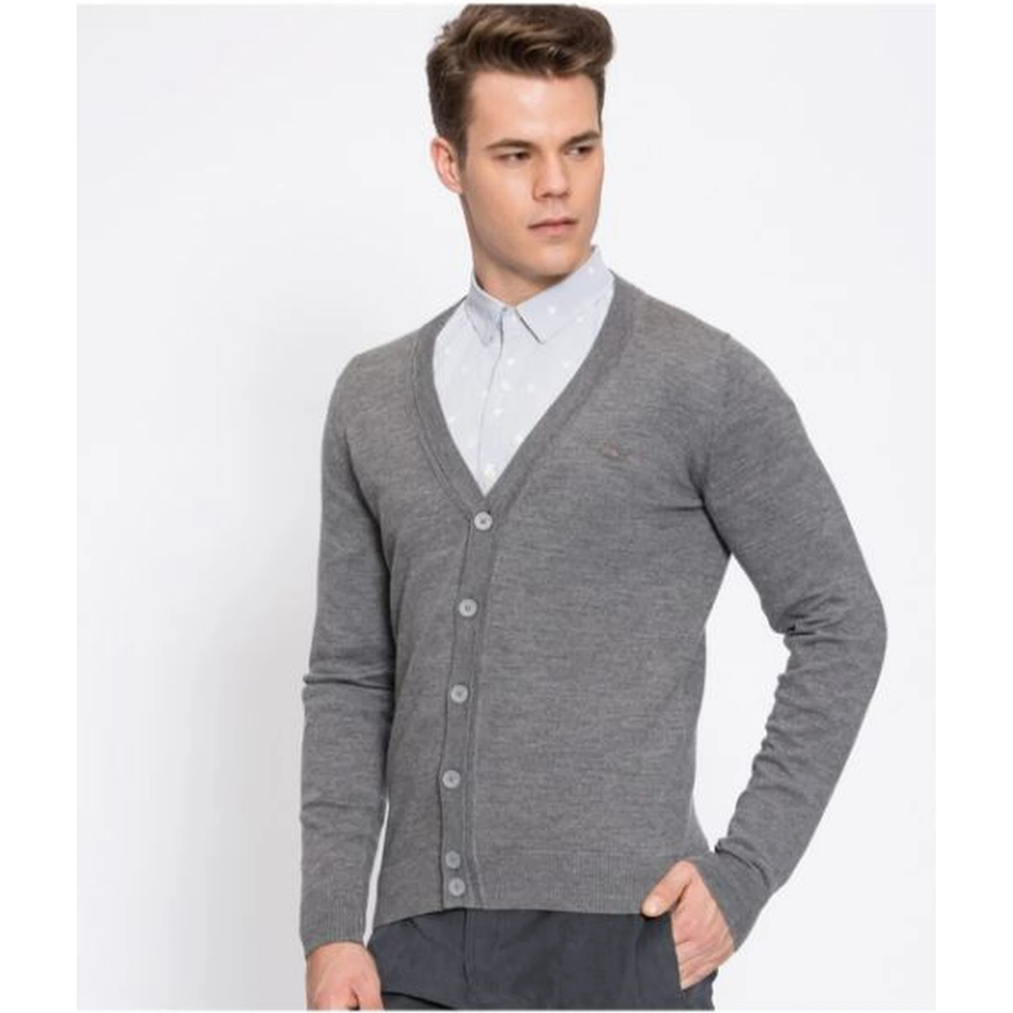 كنزات لاكوست رمادية