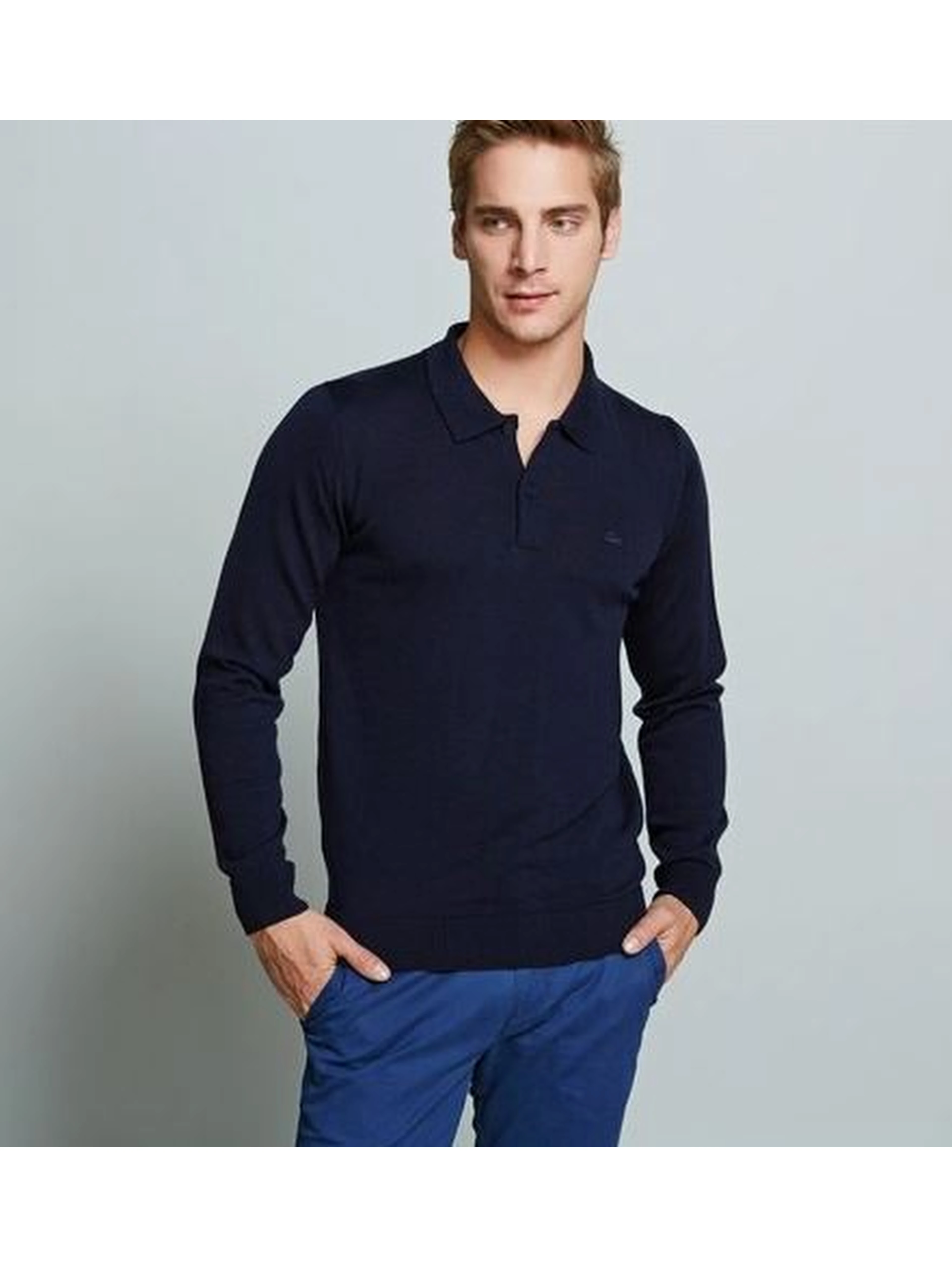 Lacoste Sweaters Blue