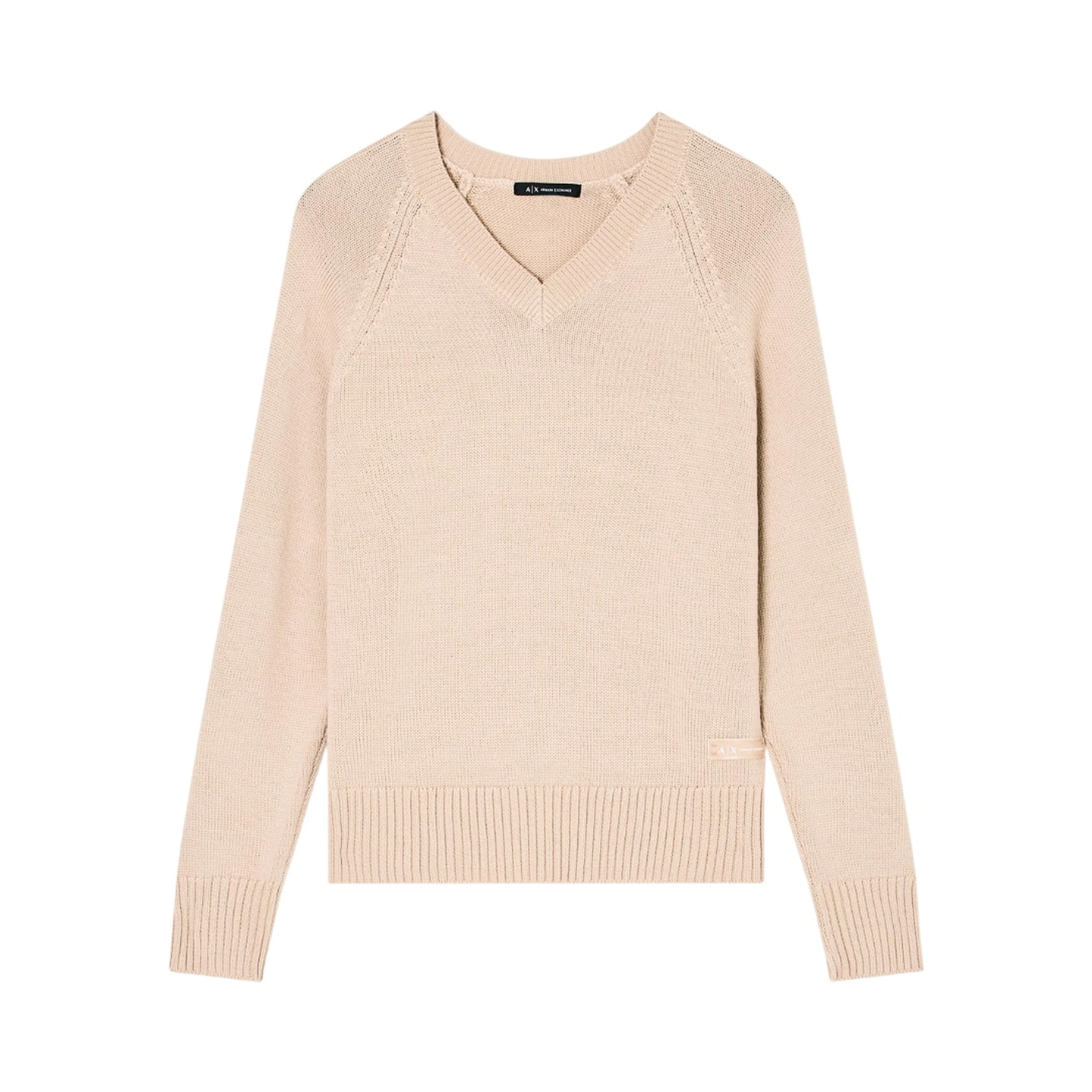 Women's Natural V-Neck Sweater