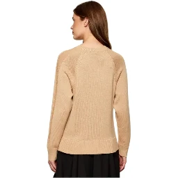 Women's Natural V-Neck Sweater