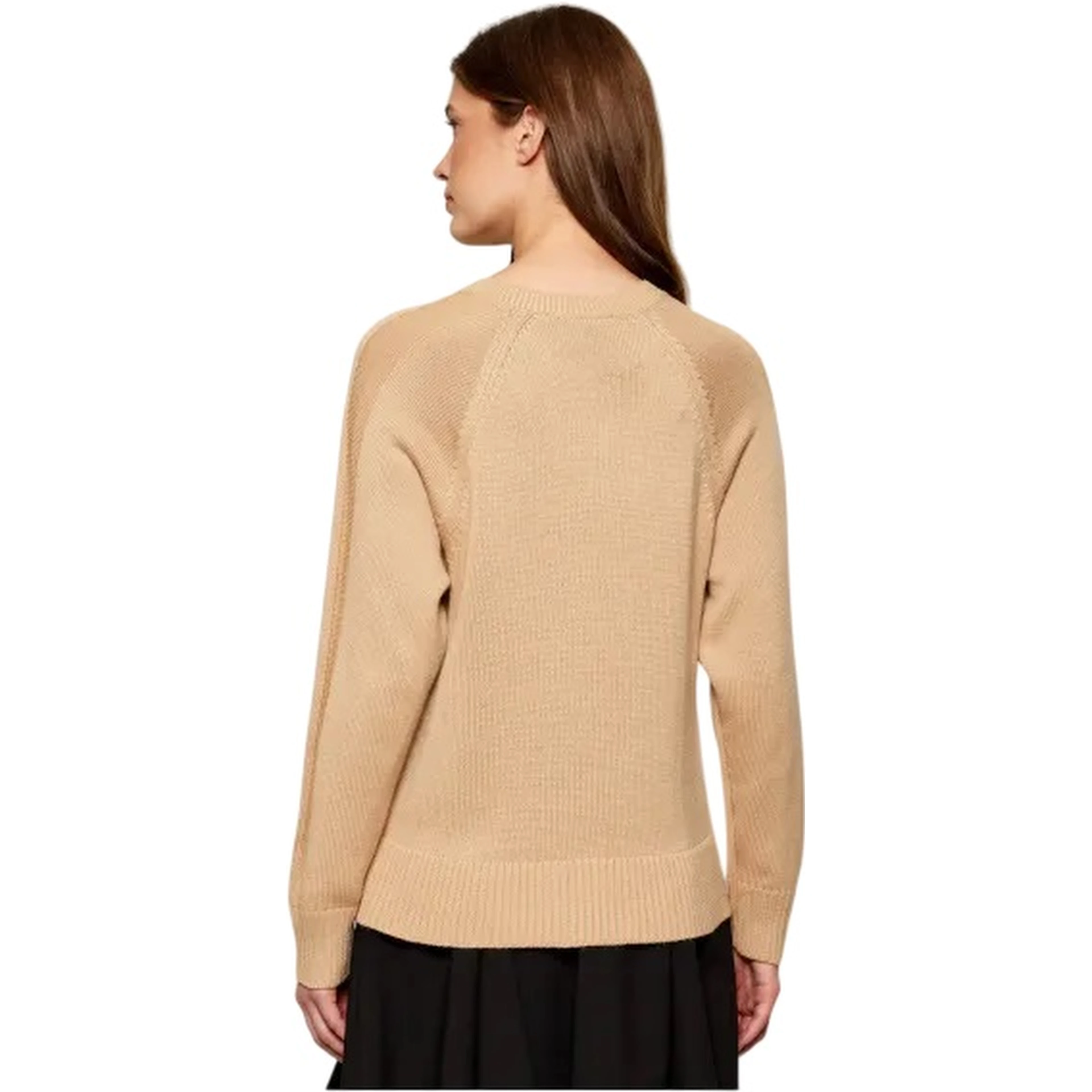 Women's Natural V-Neck Sweater