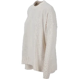 Women's White Sweaters Cream