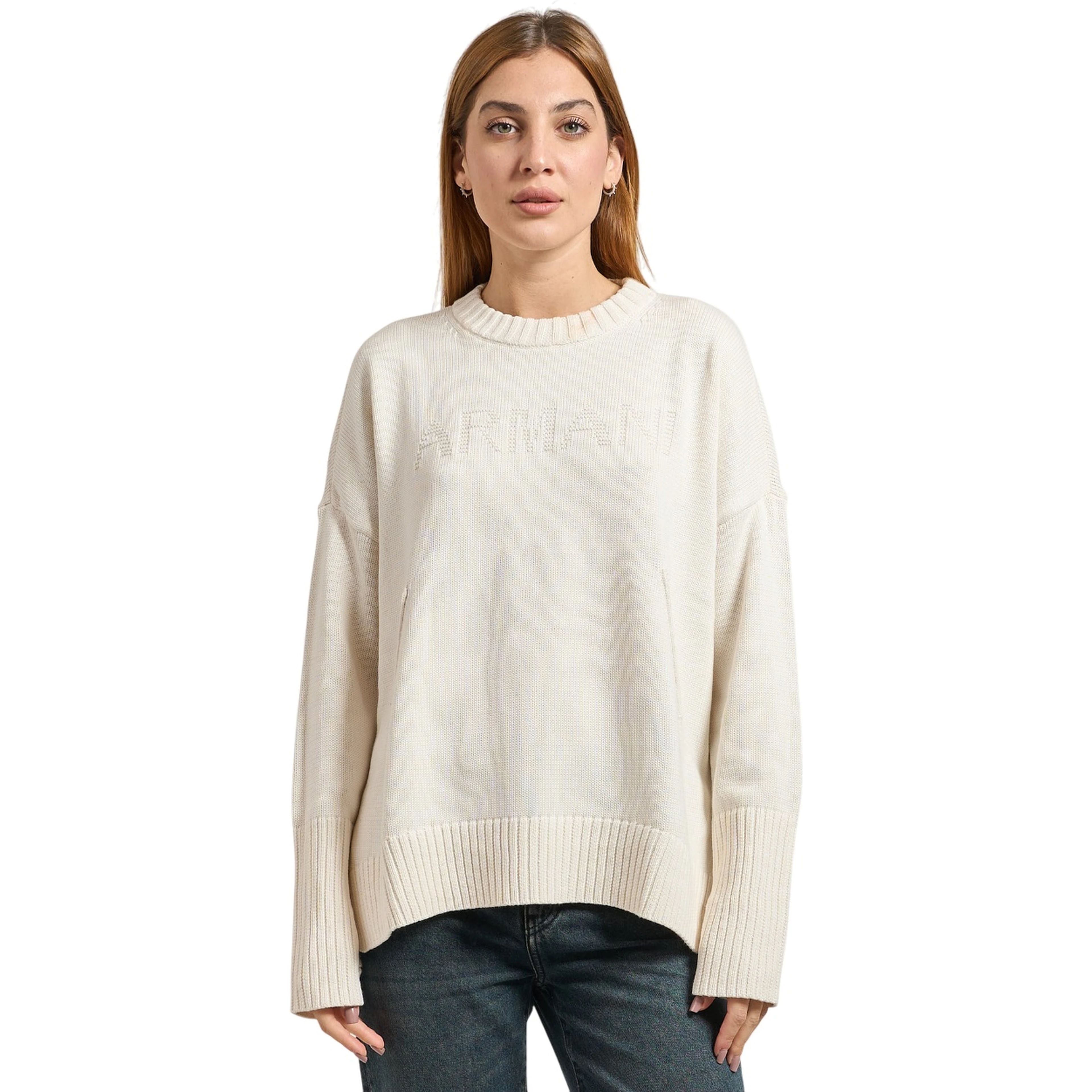 Women's White Sweaters Cream