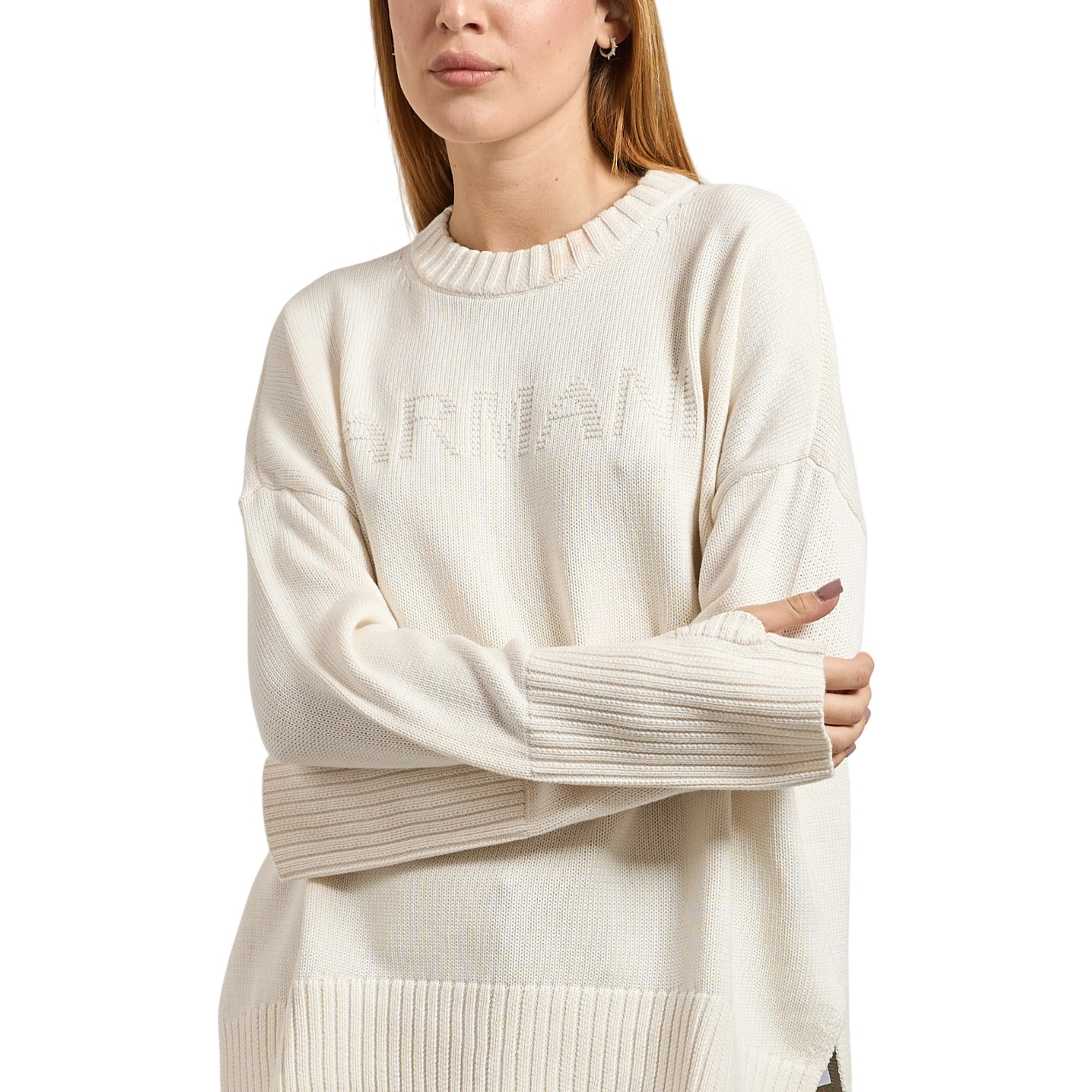 Women's White Sweaters Cream