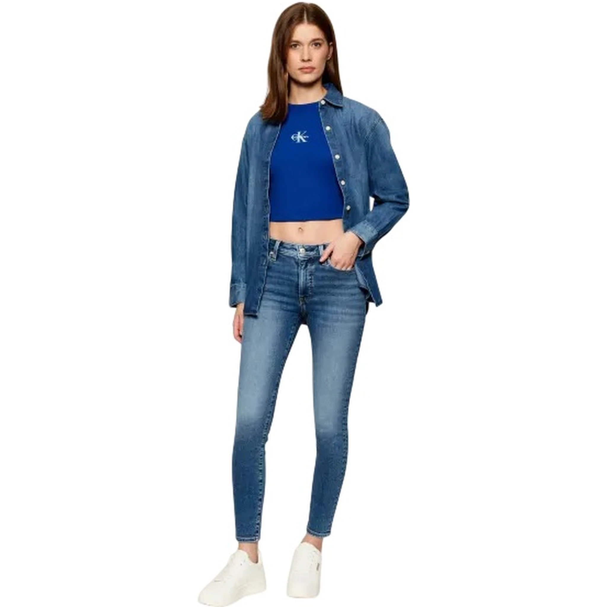 جينز كالفن كلاين أزرق