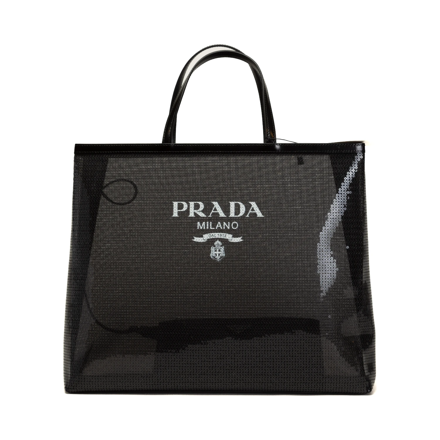 Sequin Mesh Tote Bag