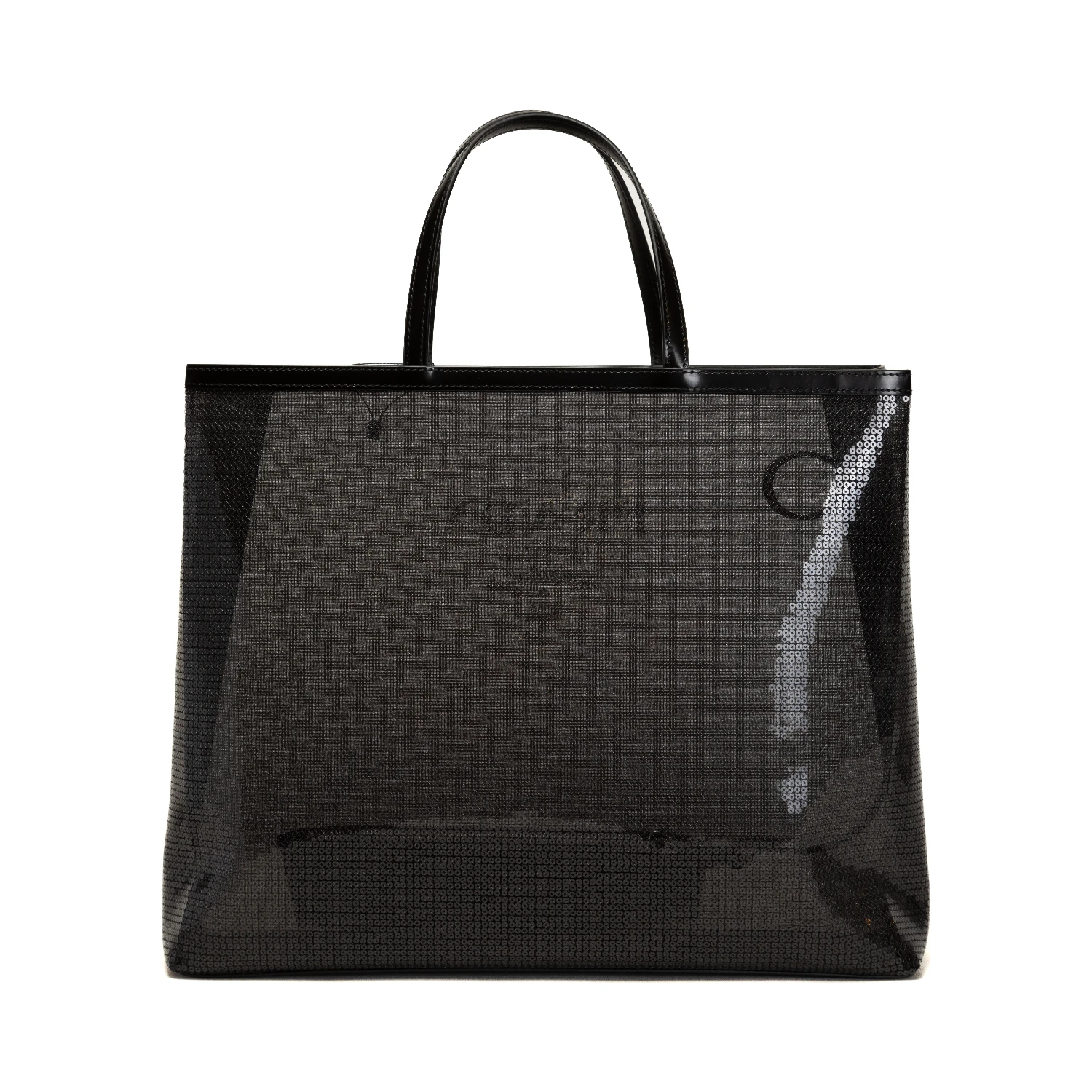 Sequin Mesh Tote Bag