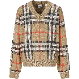 Burberry Kids Sweaters Beige