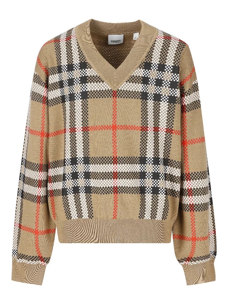 Burberry Kids Sweaters Beige