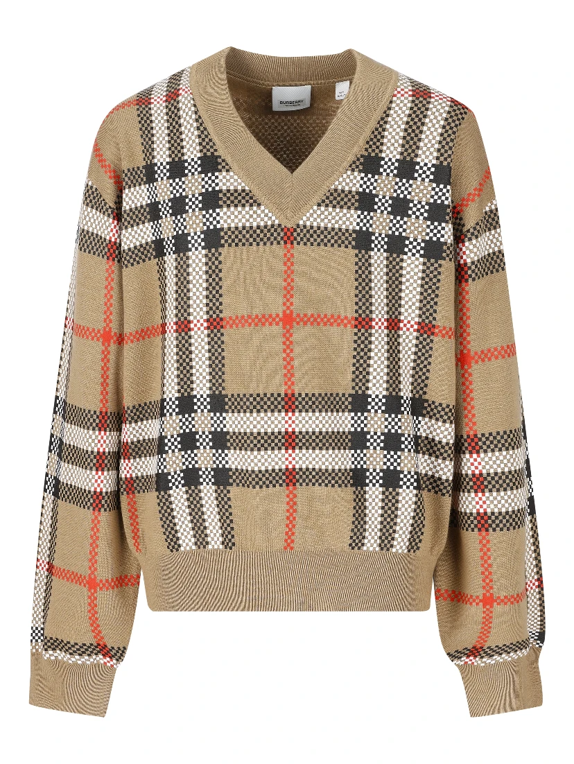Burberry Kids Sweaters Beige