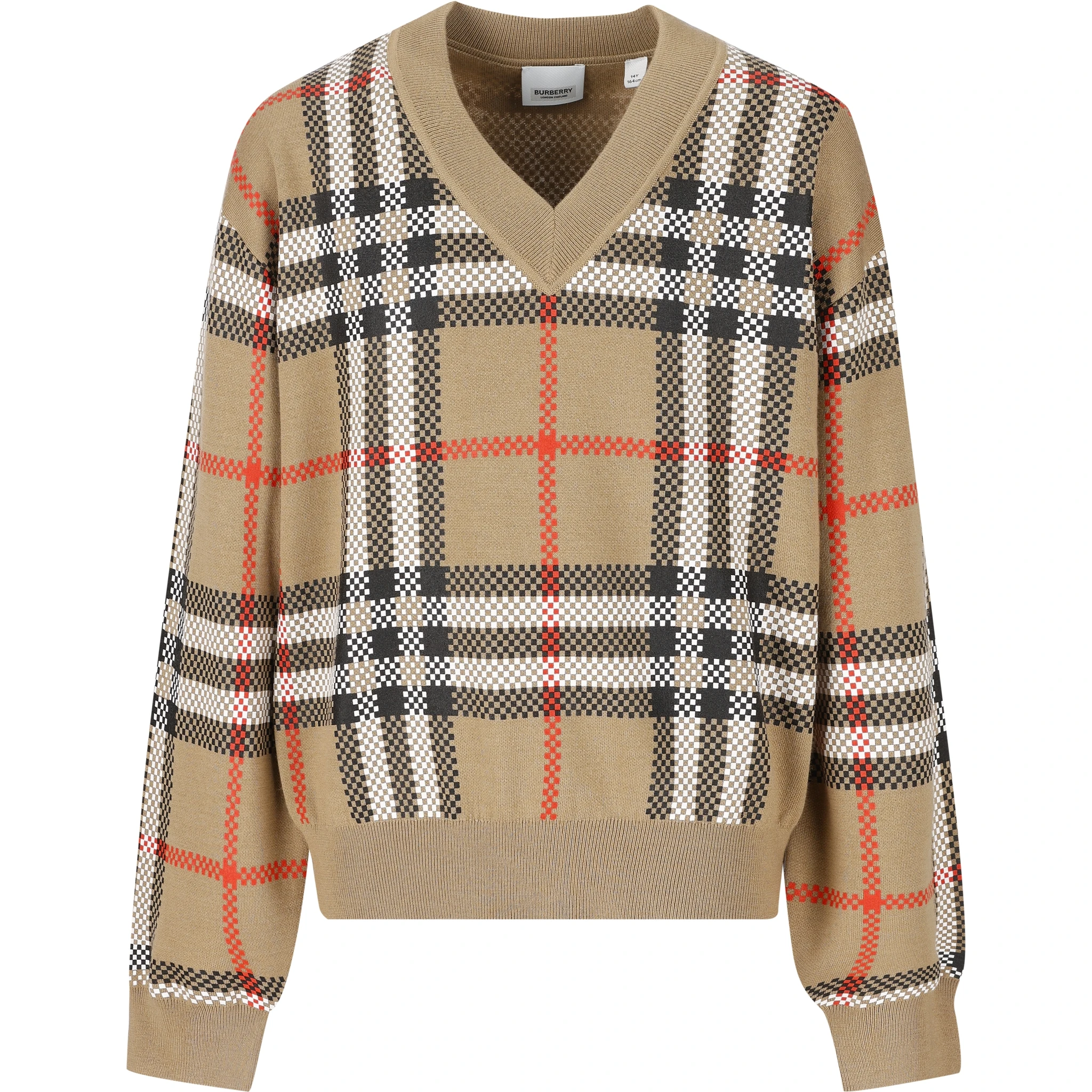 Burberry Kids Sweaters Beige