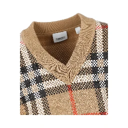 Burberry Kids Sweaters Beige