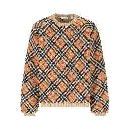 Archive Check Wool Sweater