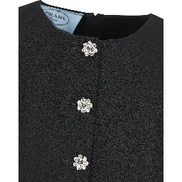 Prada Dresses Black
