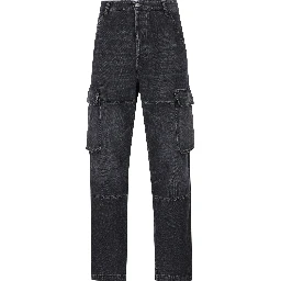 Logo-plaque Jeans In Blue