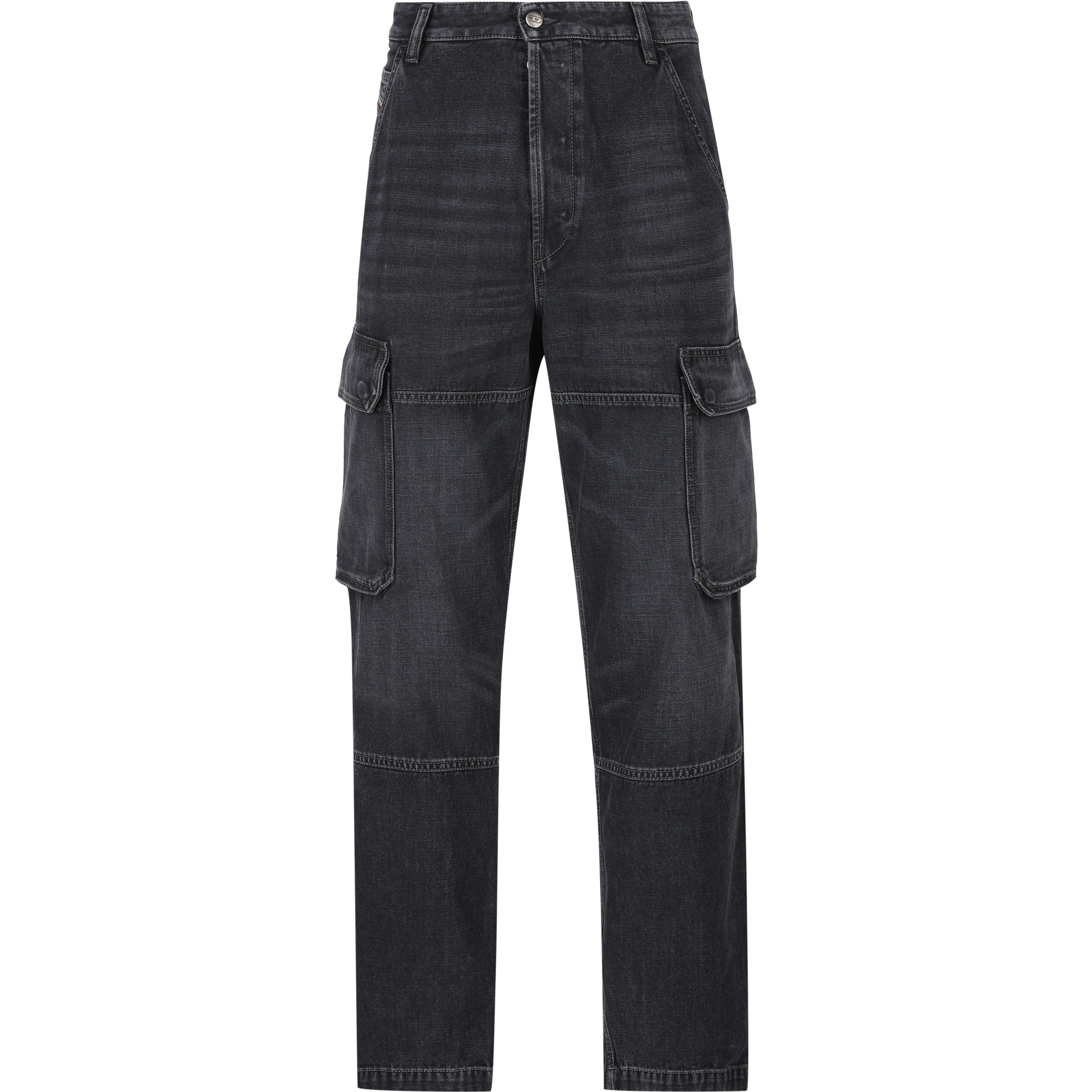 Logo-plaque Jeans In Blue