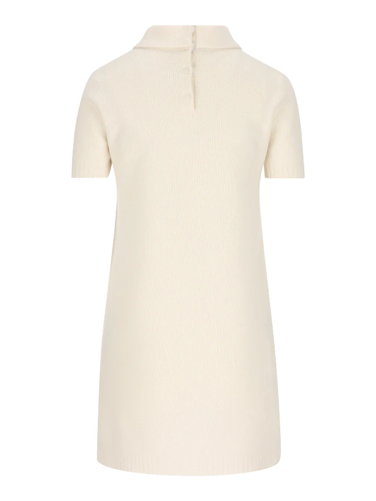 Wool Mini Dress In White alternative