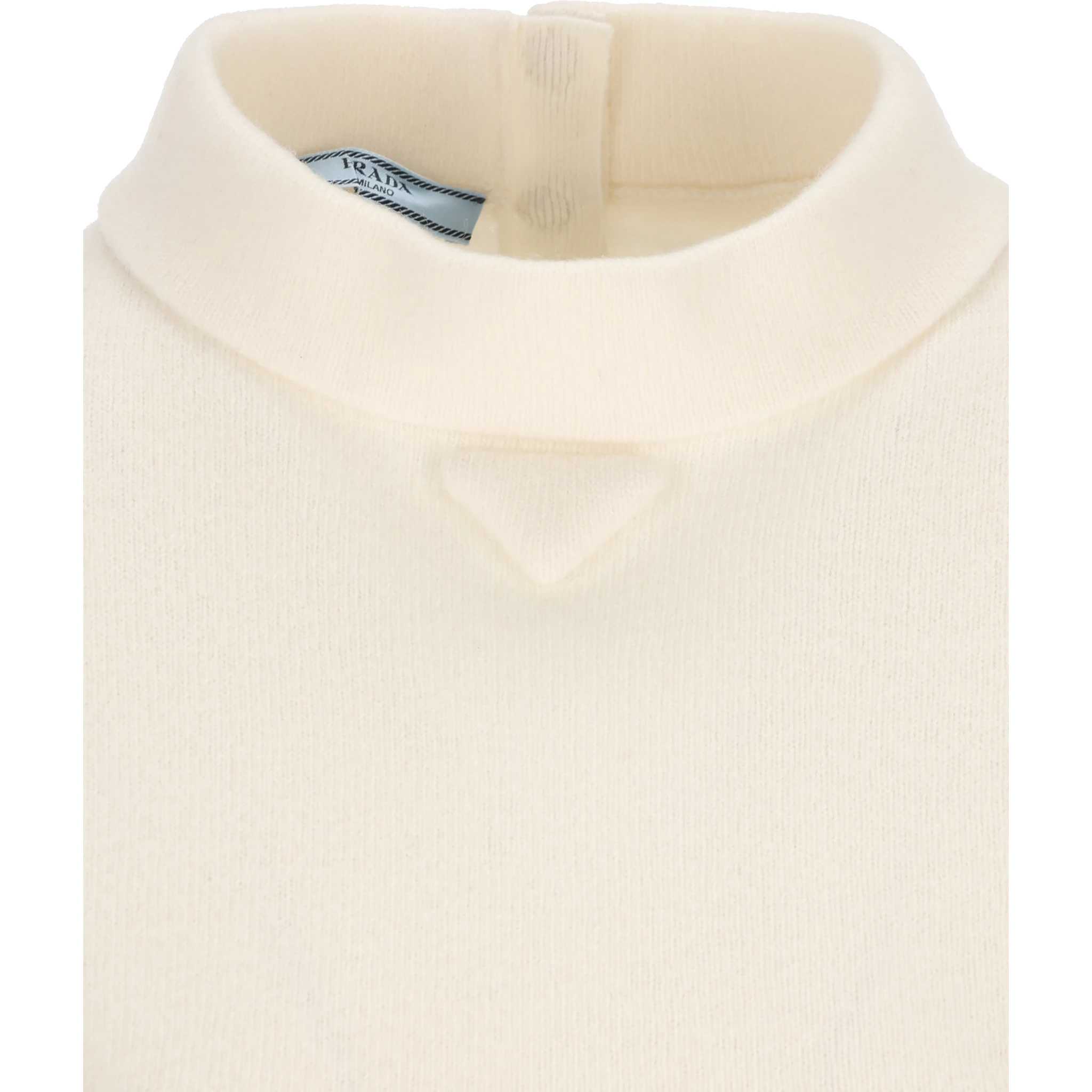 Wool Mini Dress In White