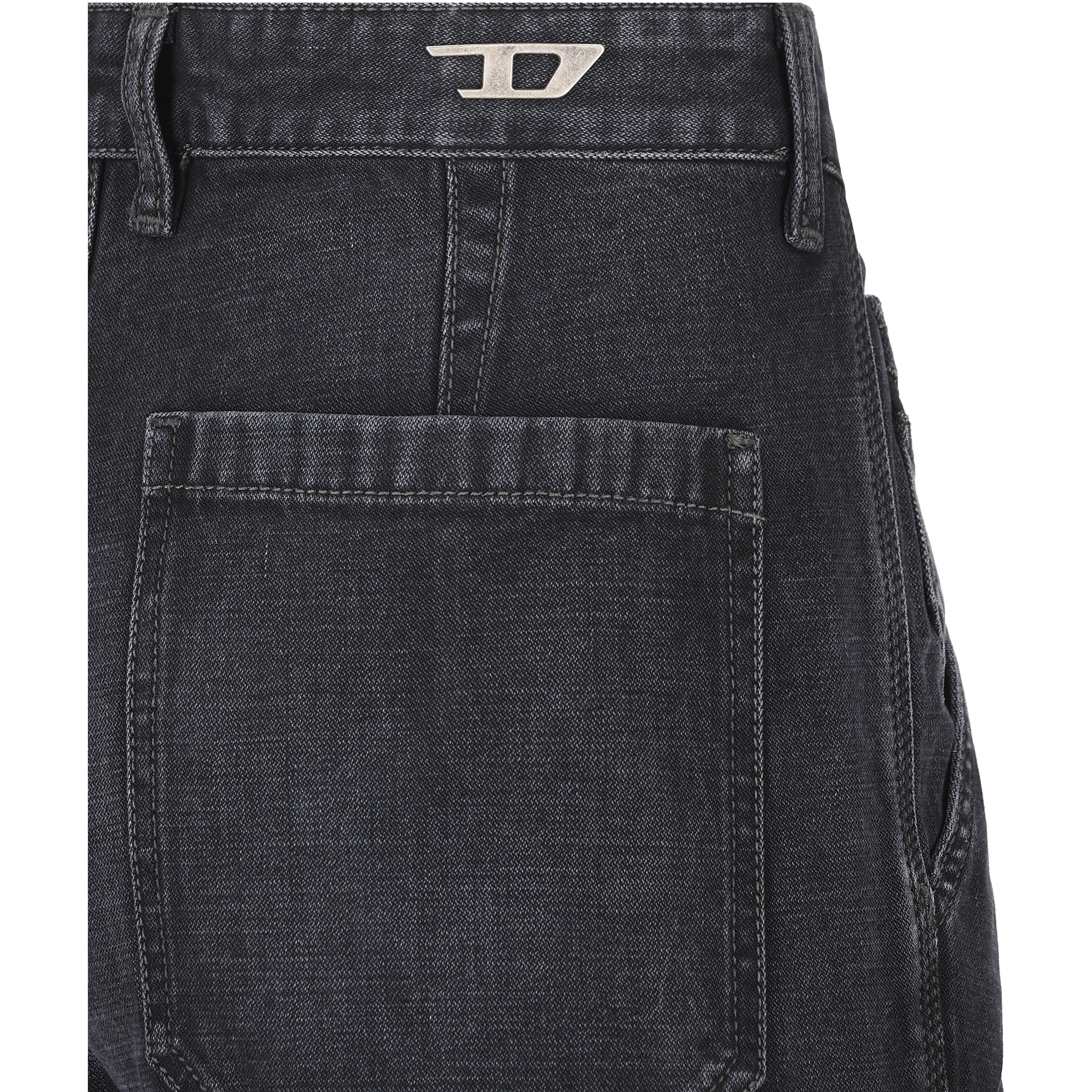 Logo-plaque Jeans In Blue