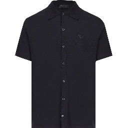 Logo-embroidered shirt
