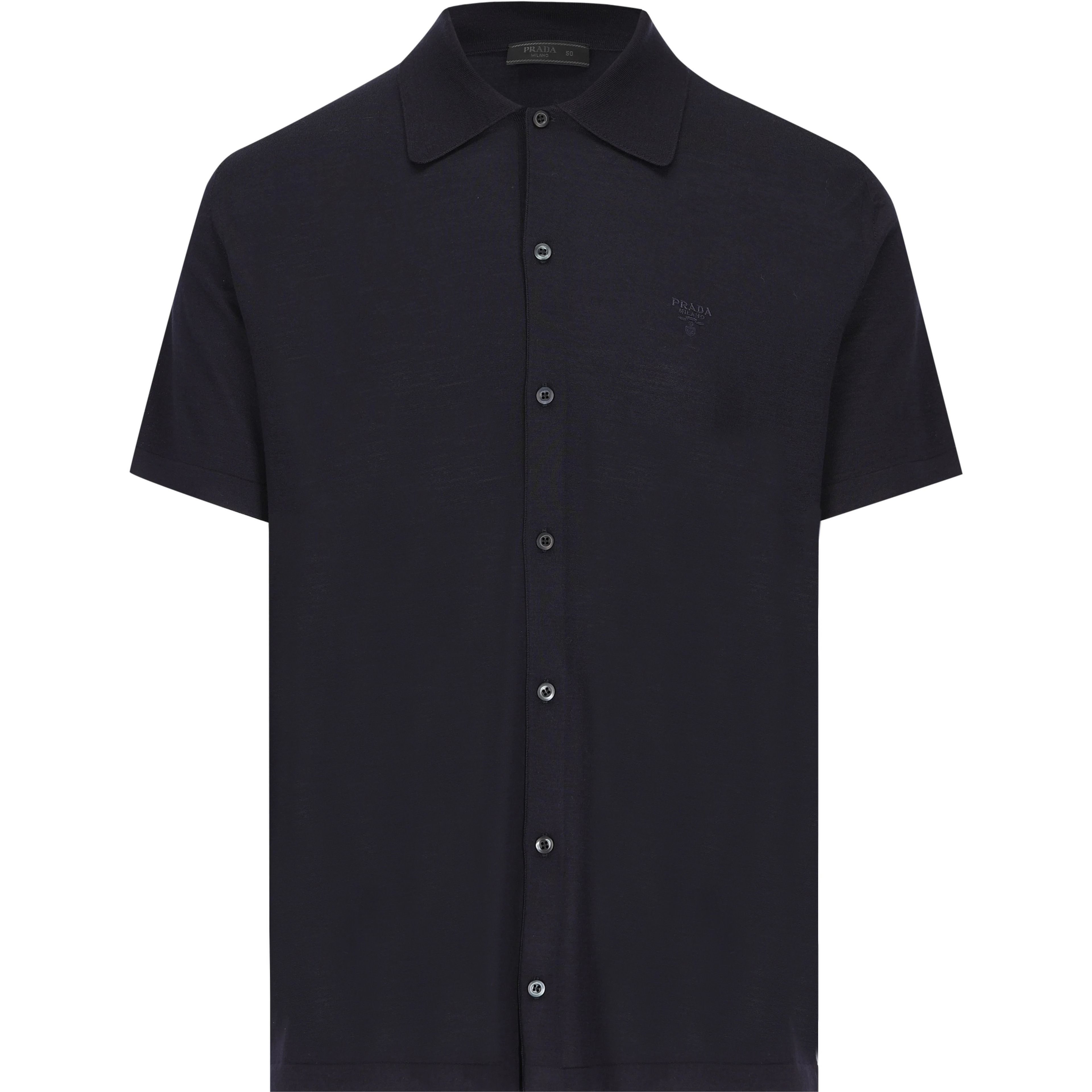 Logo-embroidered shirt