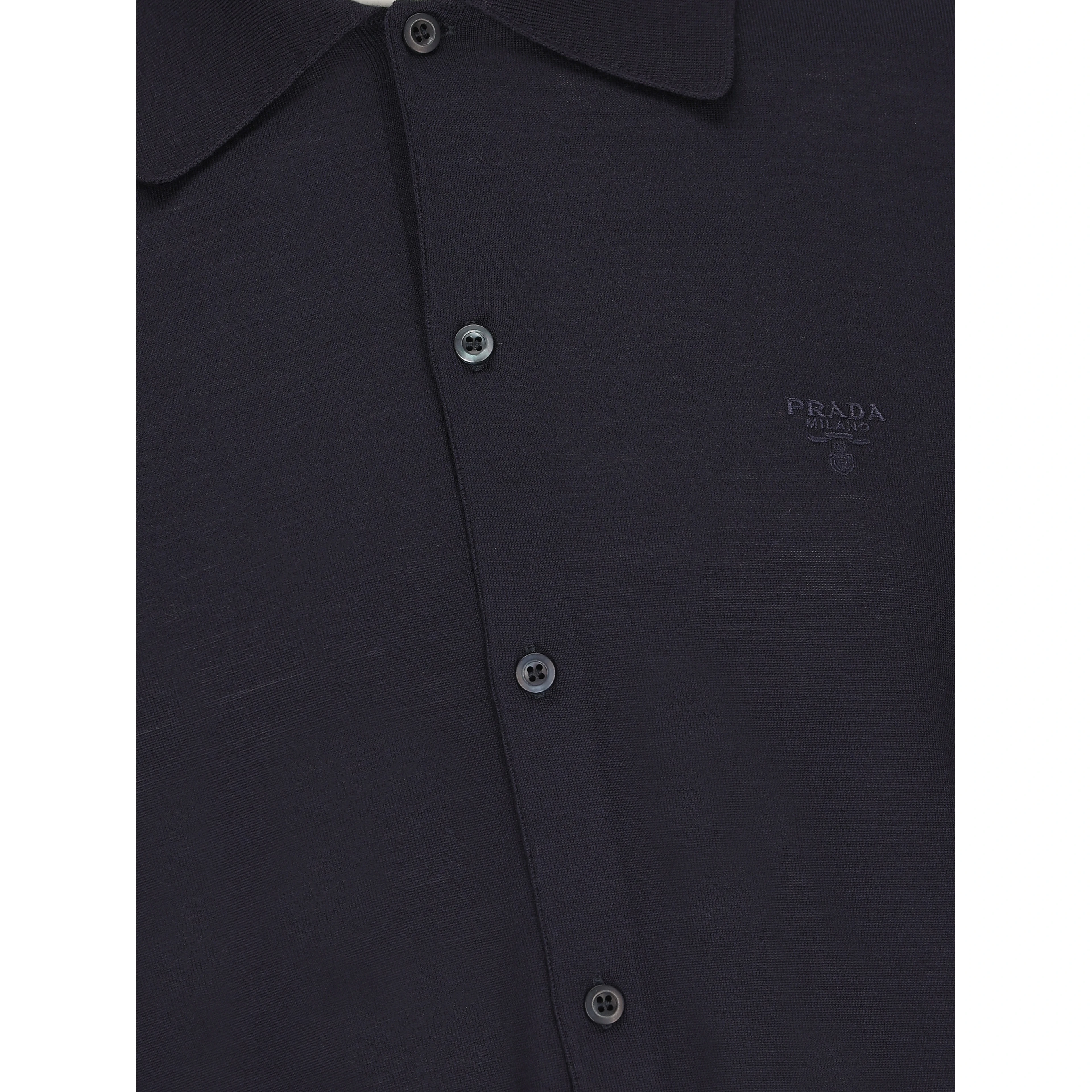 Logo-embroidered shirt