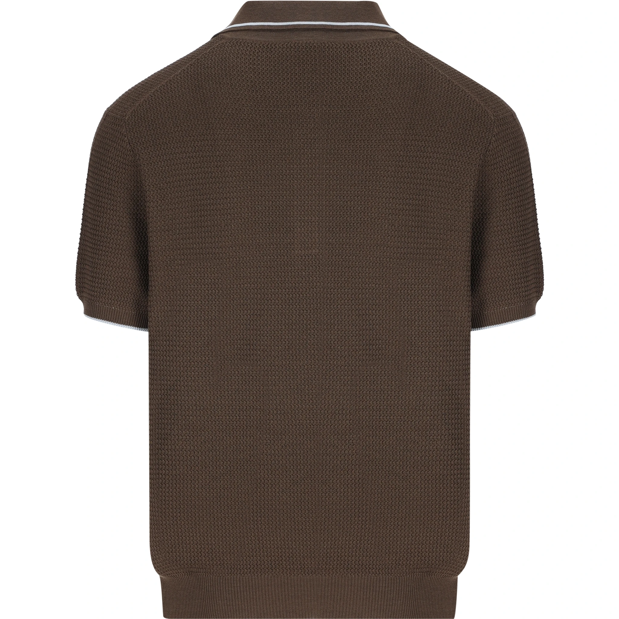 Silk and cotton polo shirt