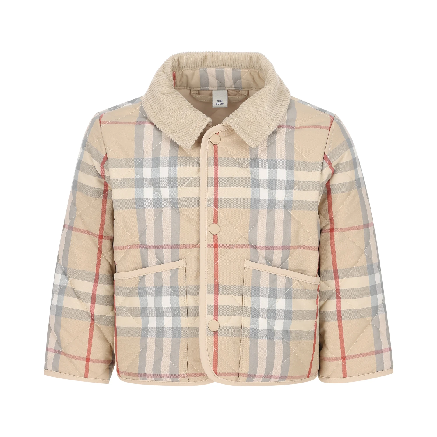 Checked quilted jacket