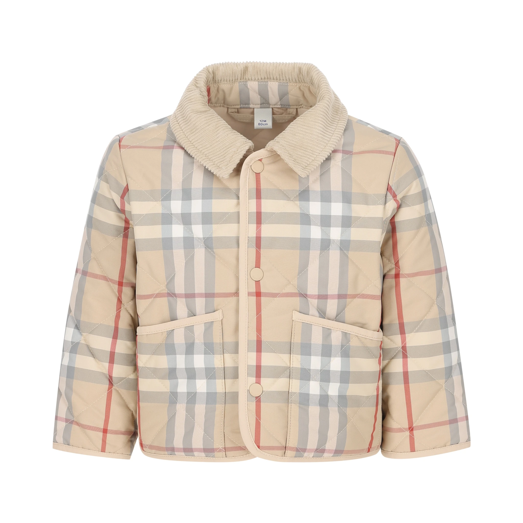 Checked quilted jacket