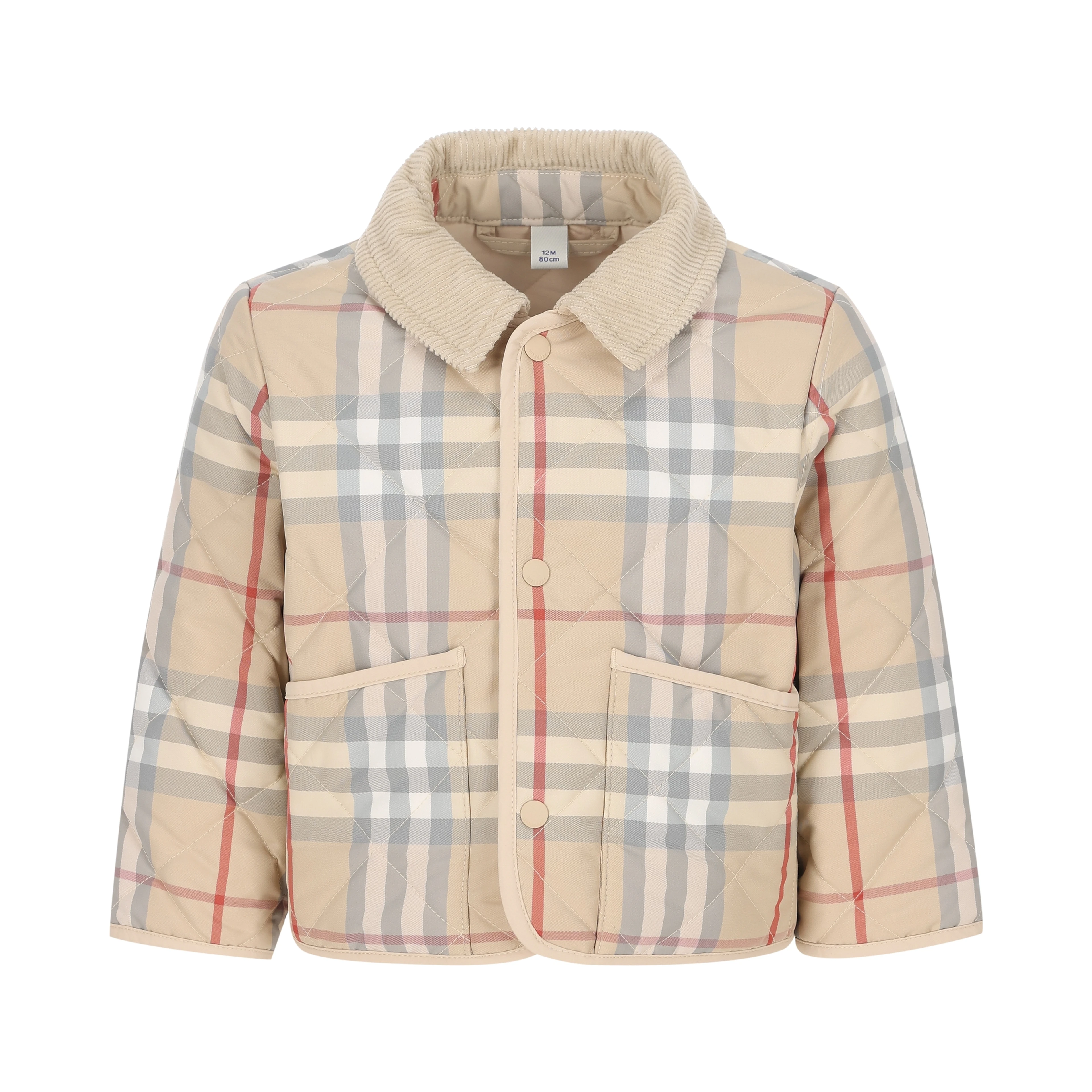 Checked quilted jacket