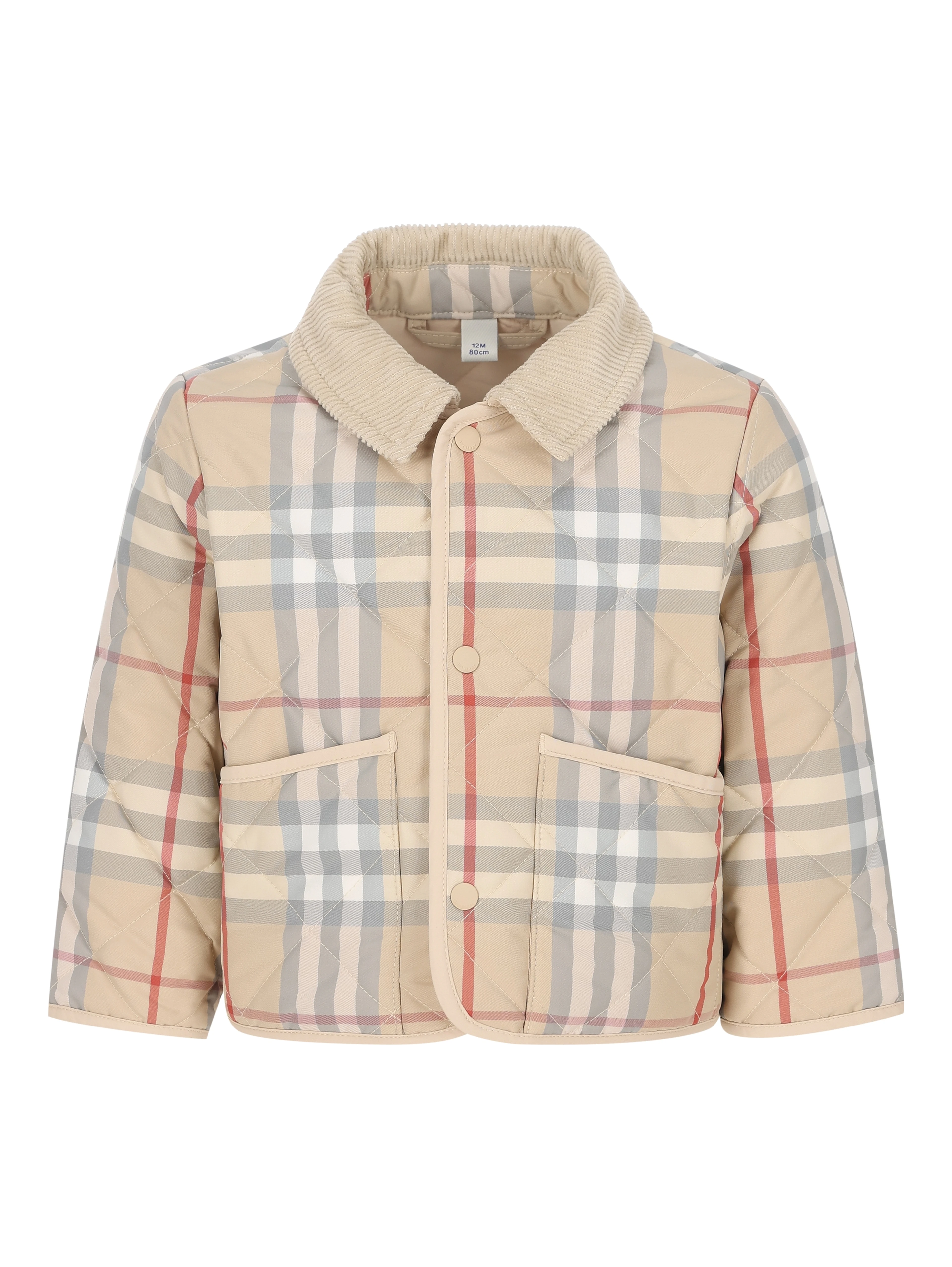 Checked quilted jacket