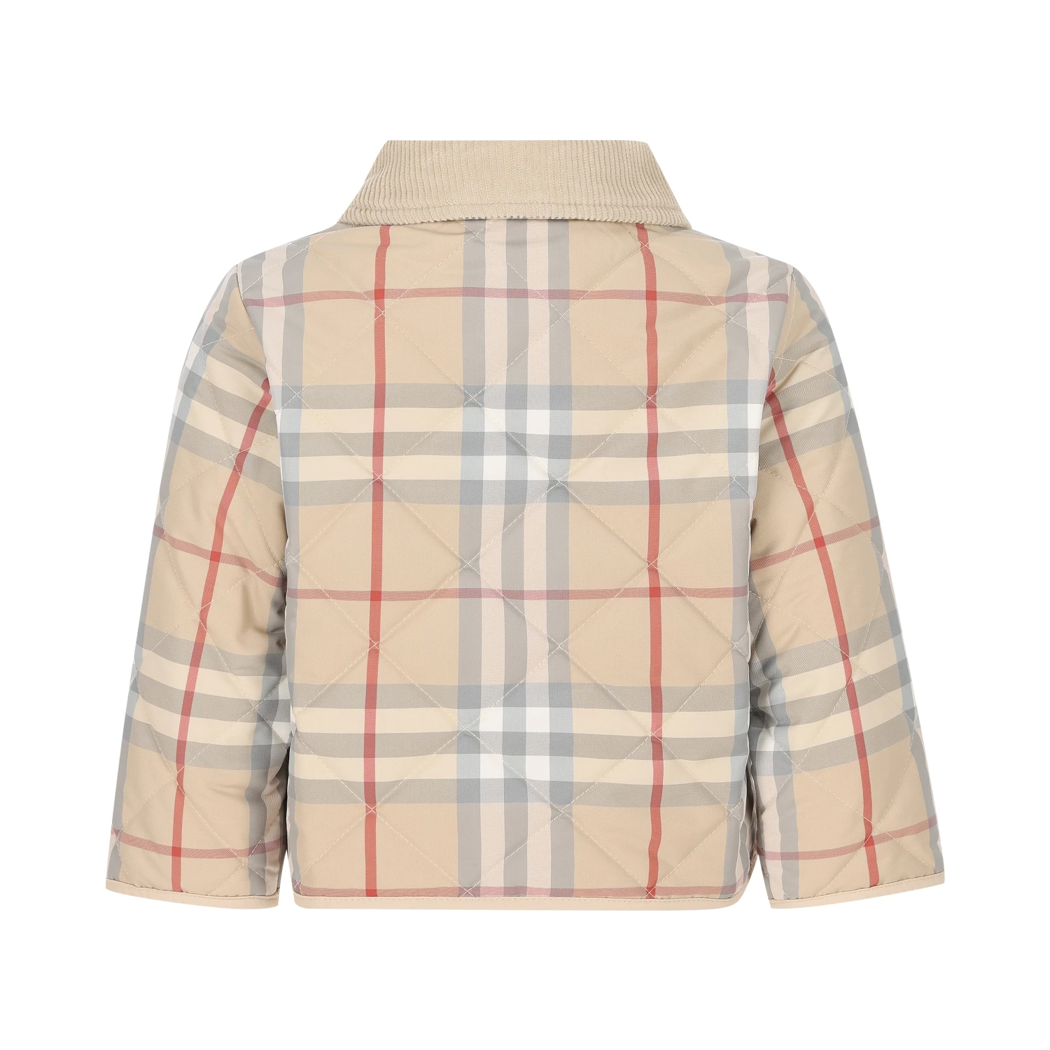 Checked quilted jacket