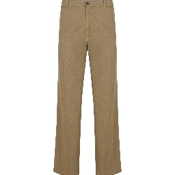 بنطال بوبلين باللون الكريمي