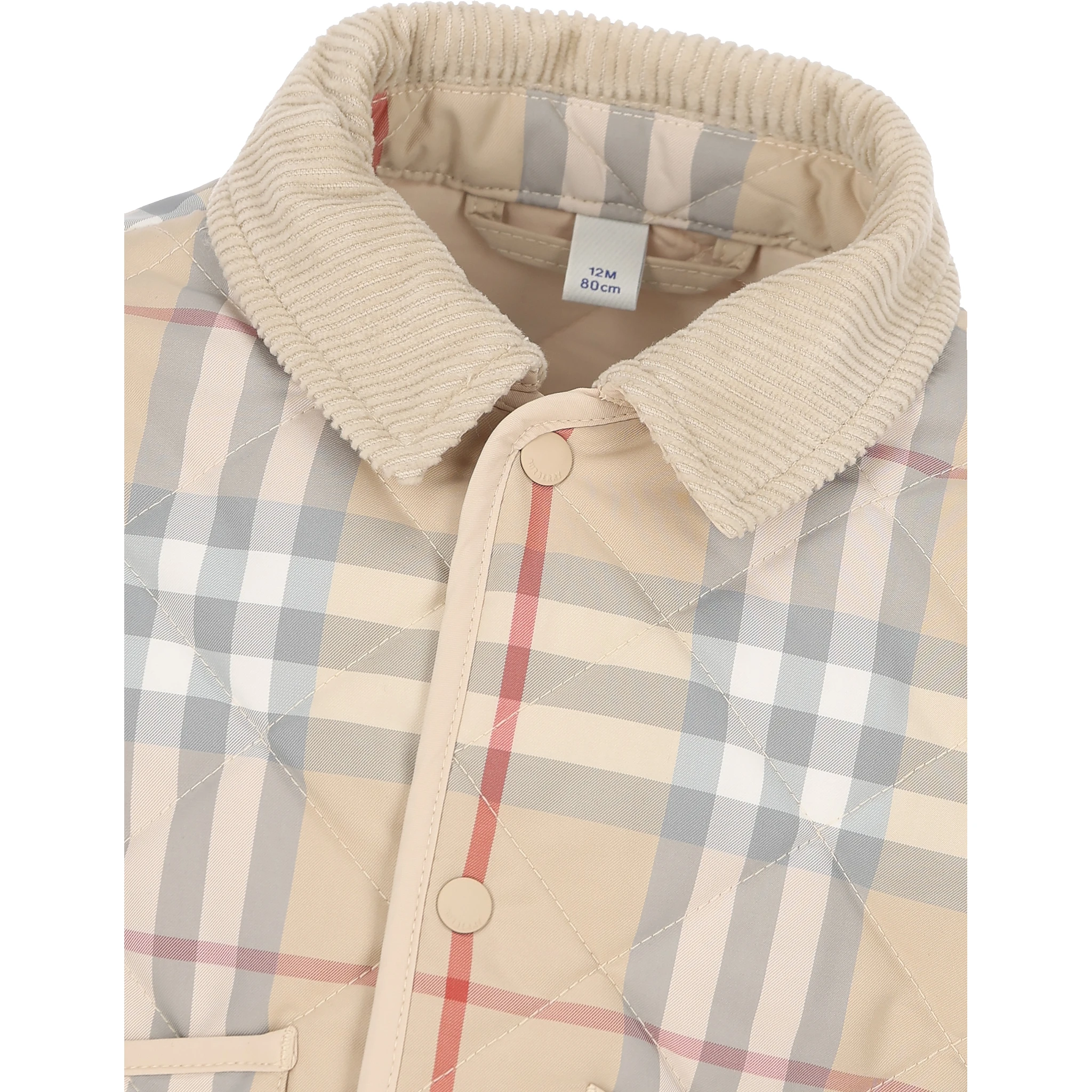 Checked quilted jacket