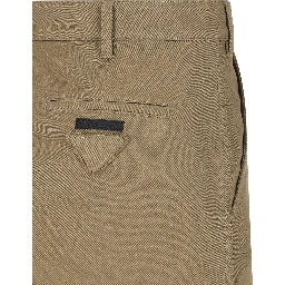 بنطال بوبلين باللون الكريمي