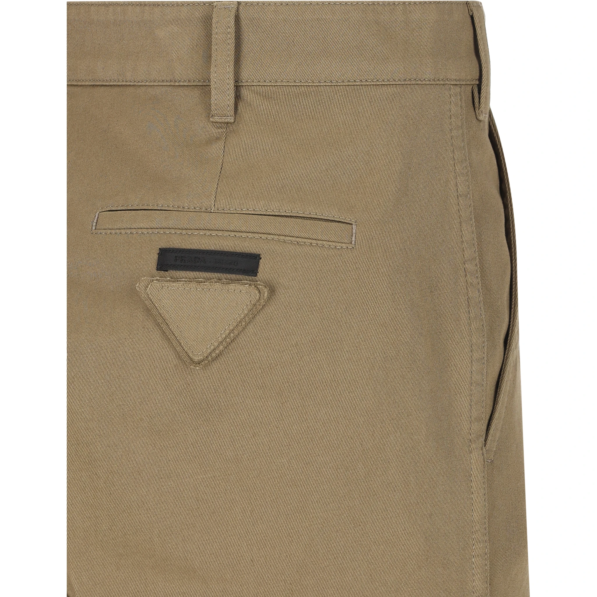 بنطال بوبلين باللون الكريمي