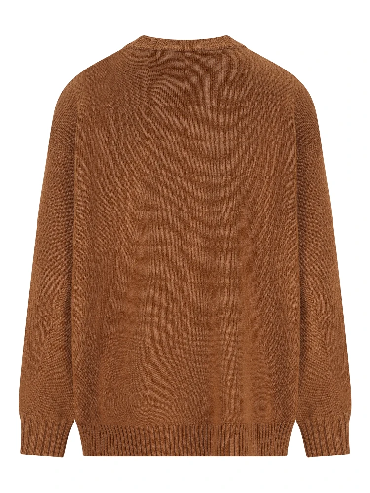 Max Mara Sweaters Leather Brown alternative
