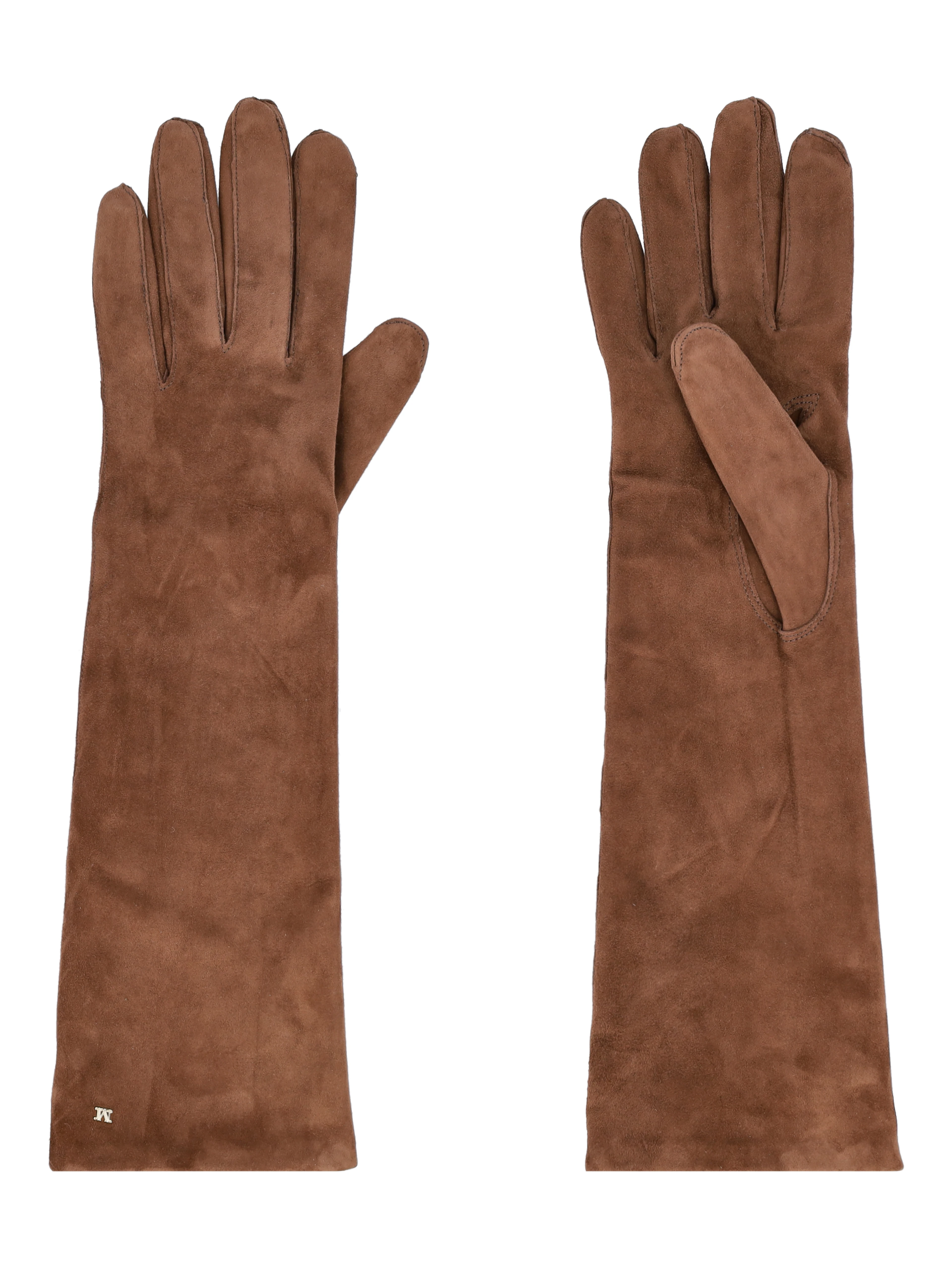 Max Mara Gloves Leather Brown