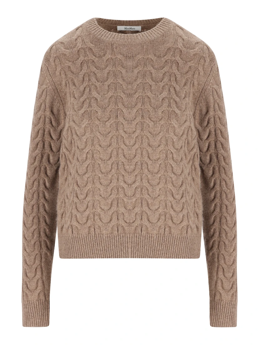 Max Mara Sweaters Camel