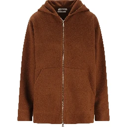 Max Mara Sweaters Leather Brown