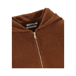 Max Mara Sweaters Leather Brown
