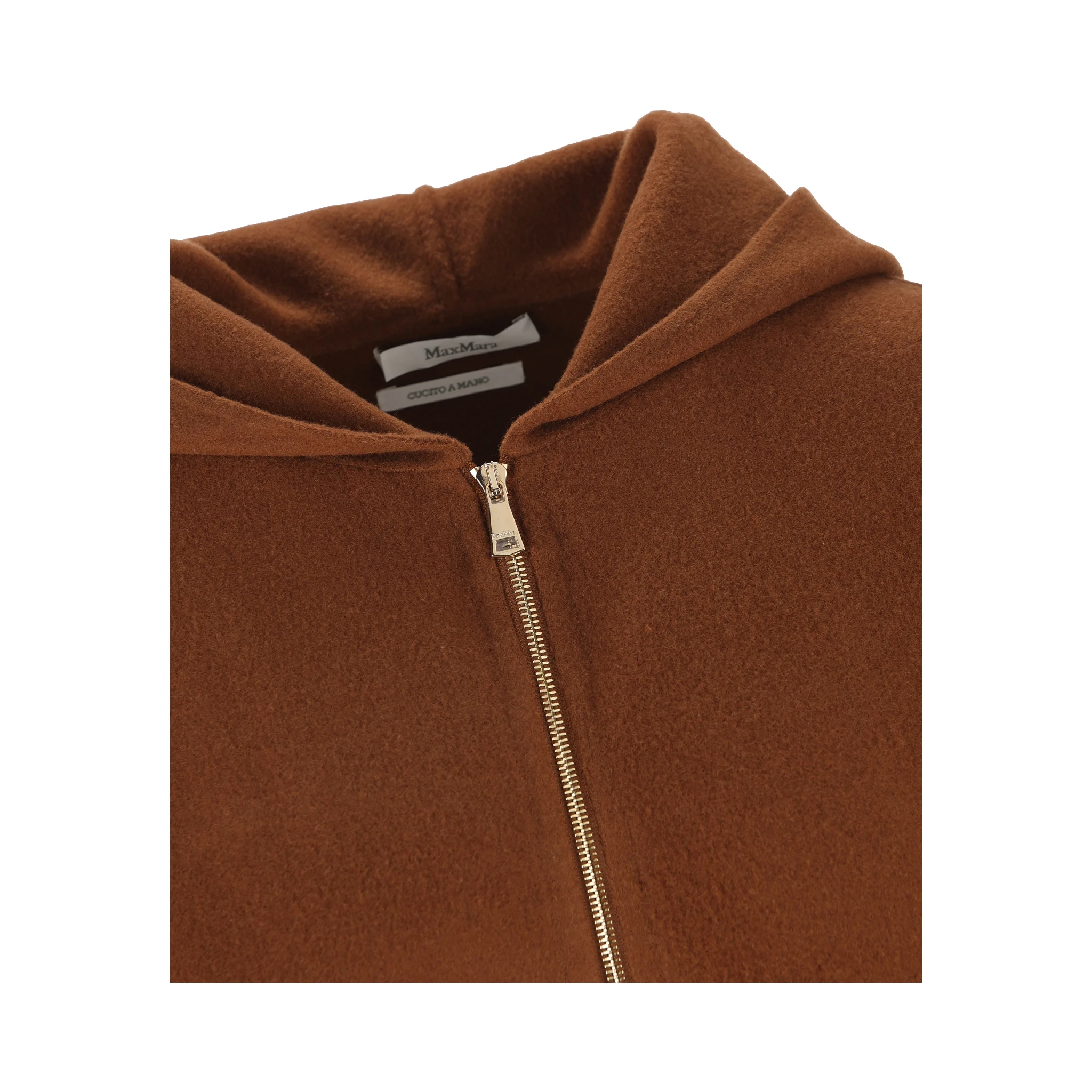 Max Mara Sweaters Leather Brown