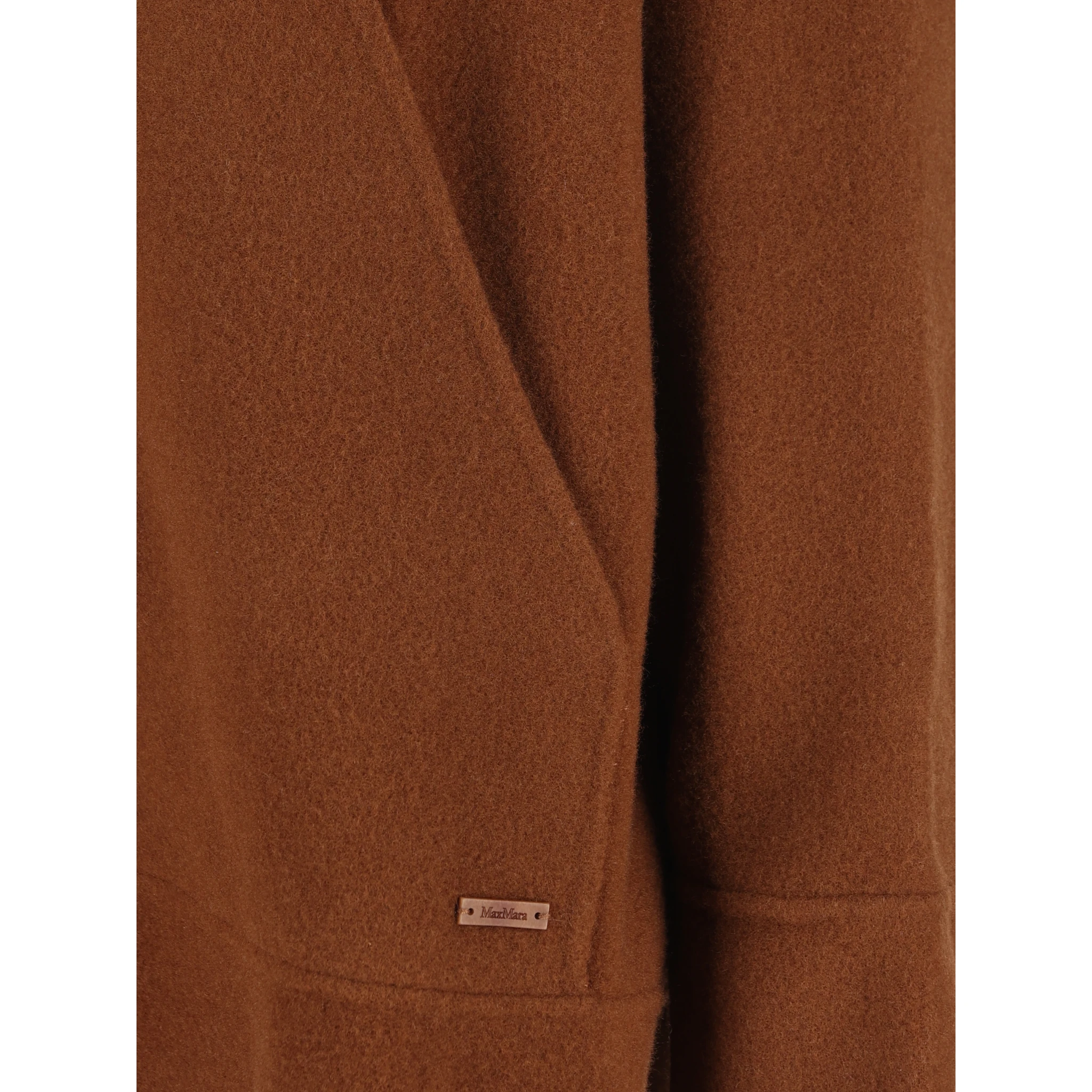 Max Mara Sweaters Leather Brown