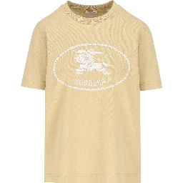 Knight-print cotton t-shirt