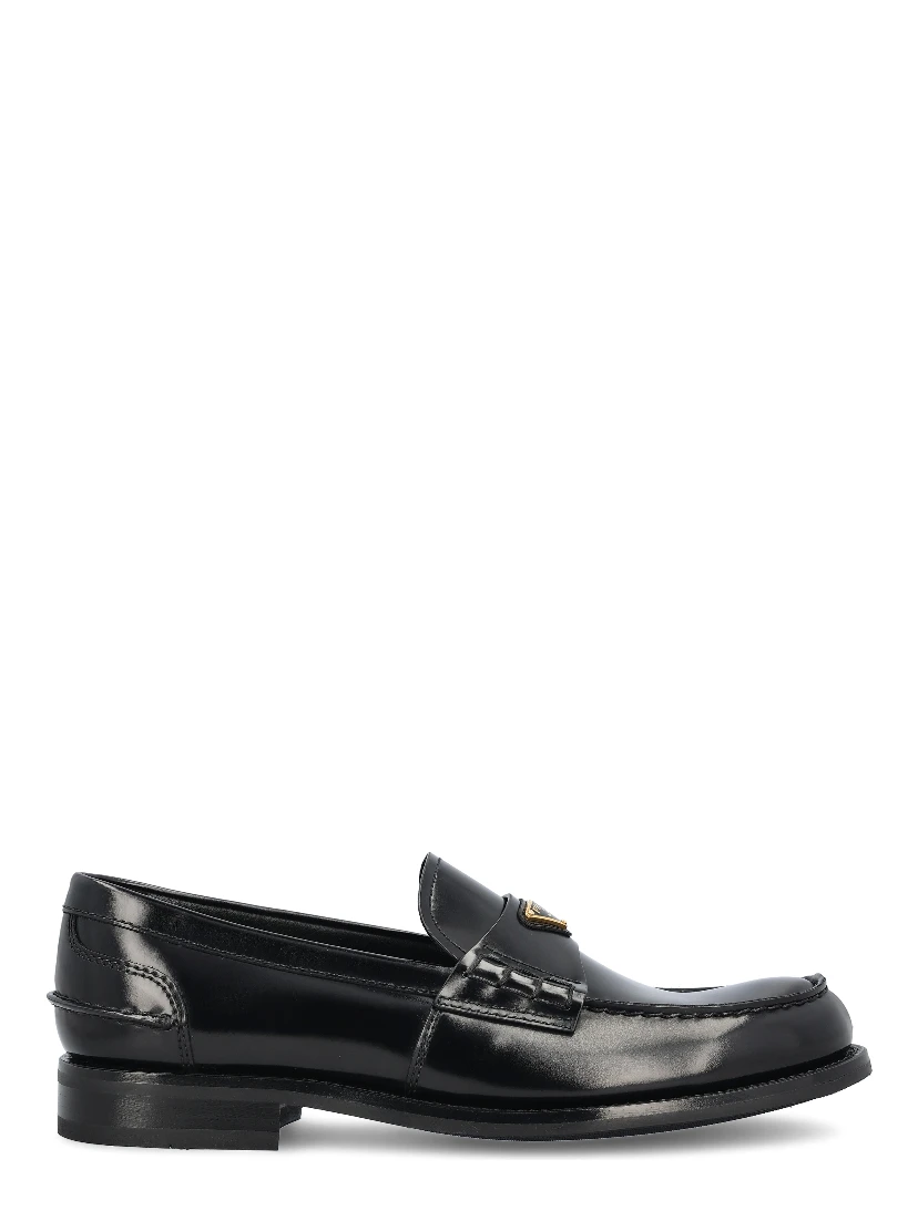 Patent-leather loafers