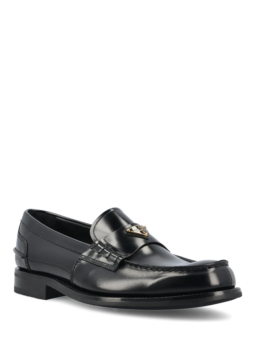 Patent-leather loafers