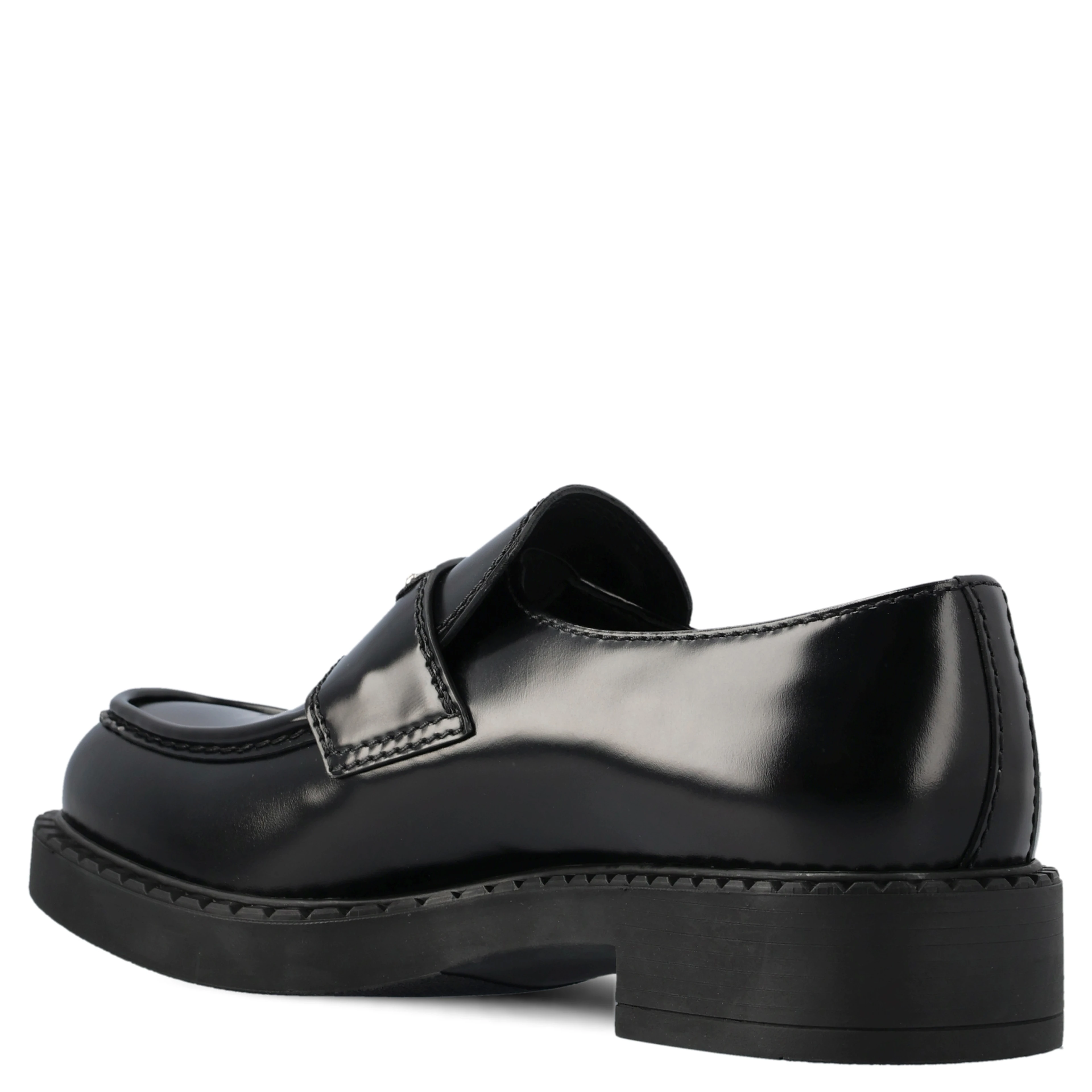 logo plaque loafers
